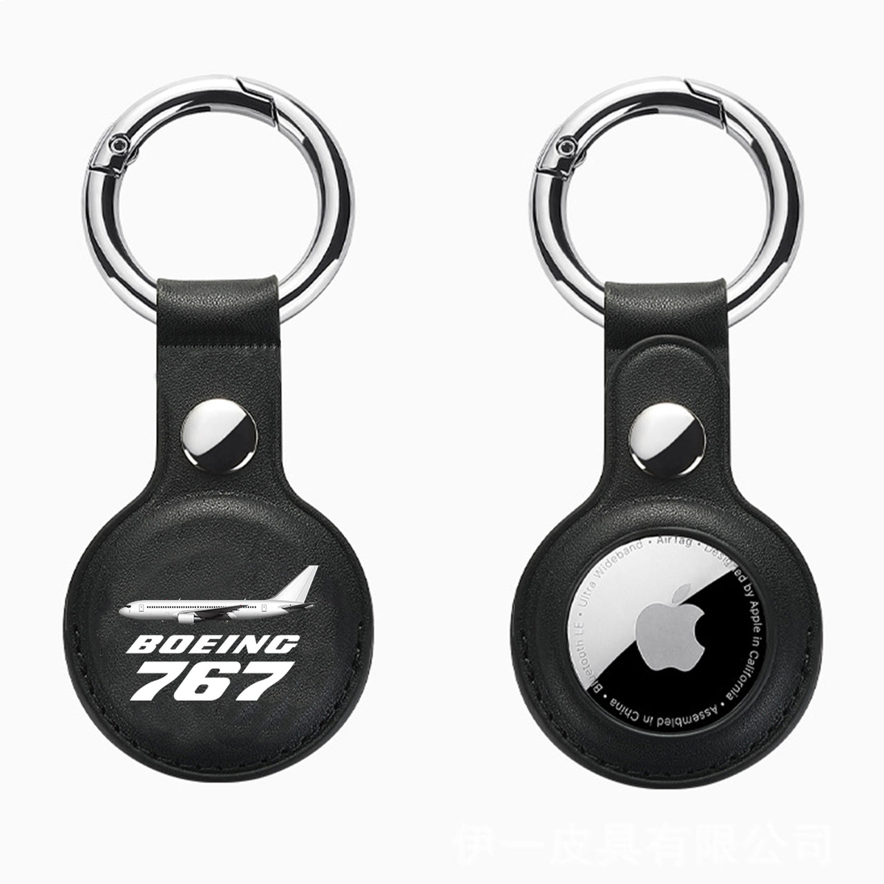 The Boeing 767 Design Airtags Leather Cases