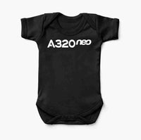 Thumbnail for A320neo & Text Designed Baby Bodysuits