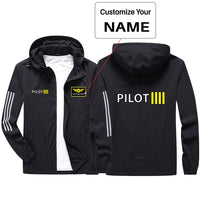 Thumbnail for Pilot & Stripes (4 Lines) Sport & Running Jackets