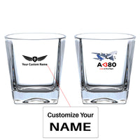 Thumbnail for Airbus A380 Love at first flight Designed Whiskey Glass