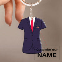 Thumbnail for American Airlines Uniform Acrylic Keychain