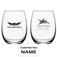Thumbnail for The McDonnell Douglas F18 Designed Water & Drink Glasses