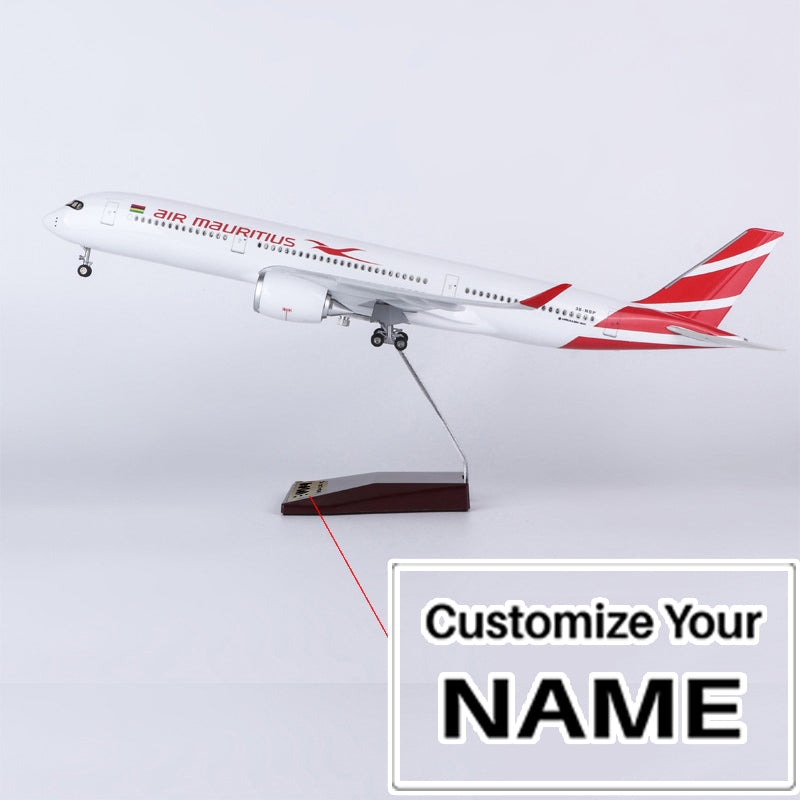 Air Mauritius Airbus A350 Airplane Model (1/142 Scale)