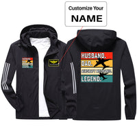 Thumbnail for Husband & Dad & Aircraft Mechanic & Legend Sport & Running Jackets