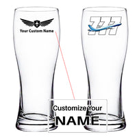 Thumbnail for Super Boeing 777 Designed Pilsner Beer Glasses