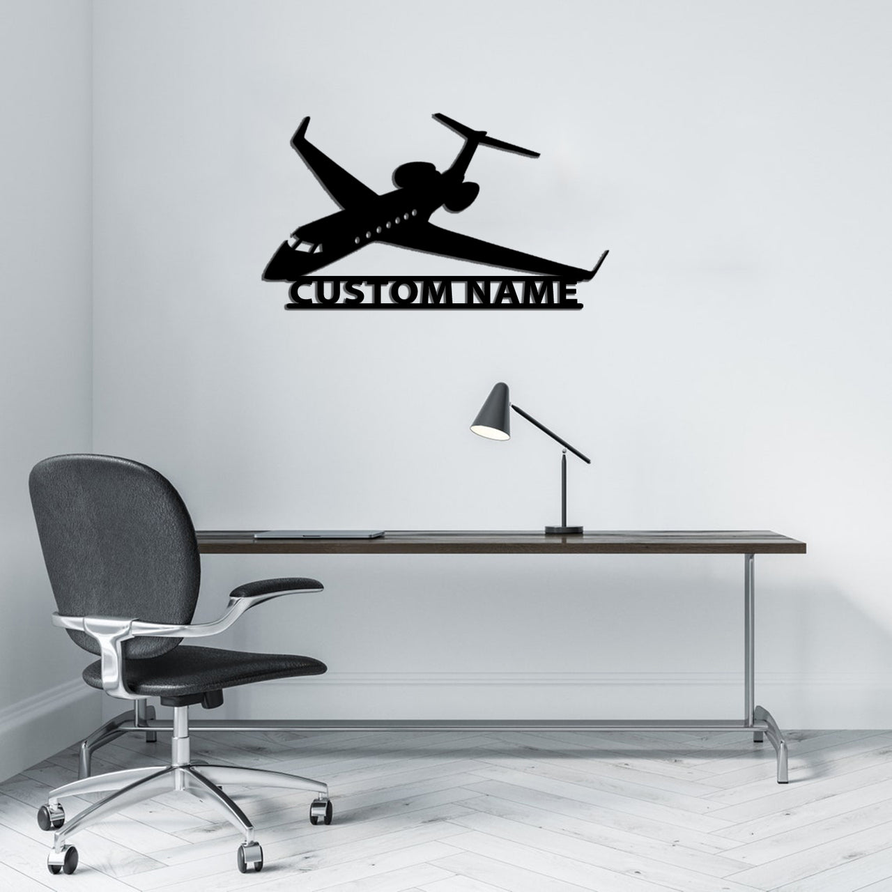 Amazing Business Jet Aircraft (FL-14) Designed Wall Metal Signs