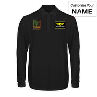 Thumbnail for Fighter Machine Designed Long Sleeve Polo T-Shirts
