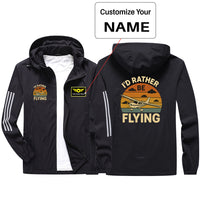 Thumbnail for Retro I'D Rather Be Flying Design Sport & Running Jackets