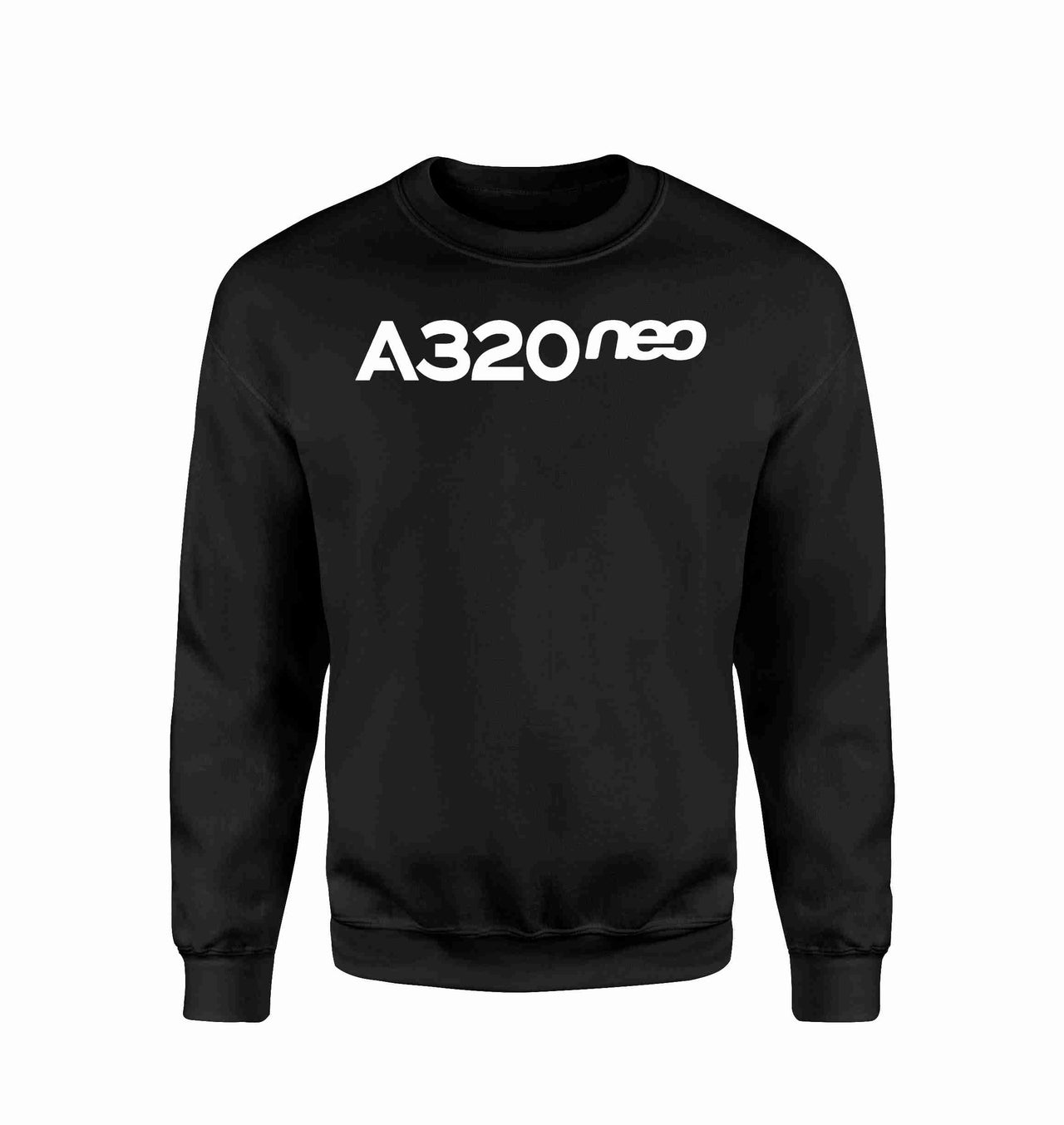 A320neo & Text Designed Sweatshirts