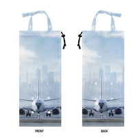 Thumbnail for Boeing 737 & City View Behind Designed Car Folding Garbage Bags
