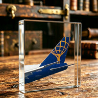 Thumbnail for Atlas Air Tail Logo Crystal Ornament