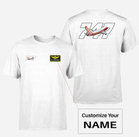 Thumbnail for Super Boeing 747 Intercontinental Designed Double-Side T-Shirts
