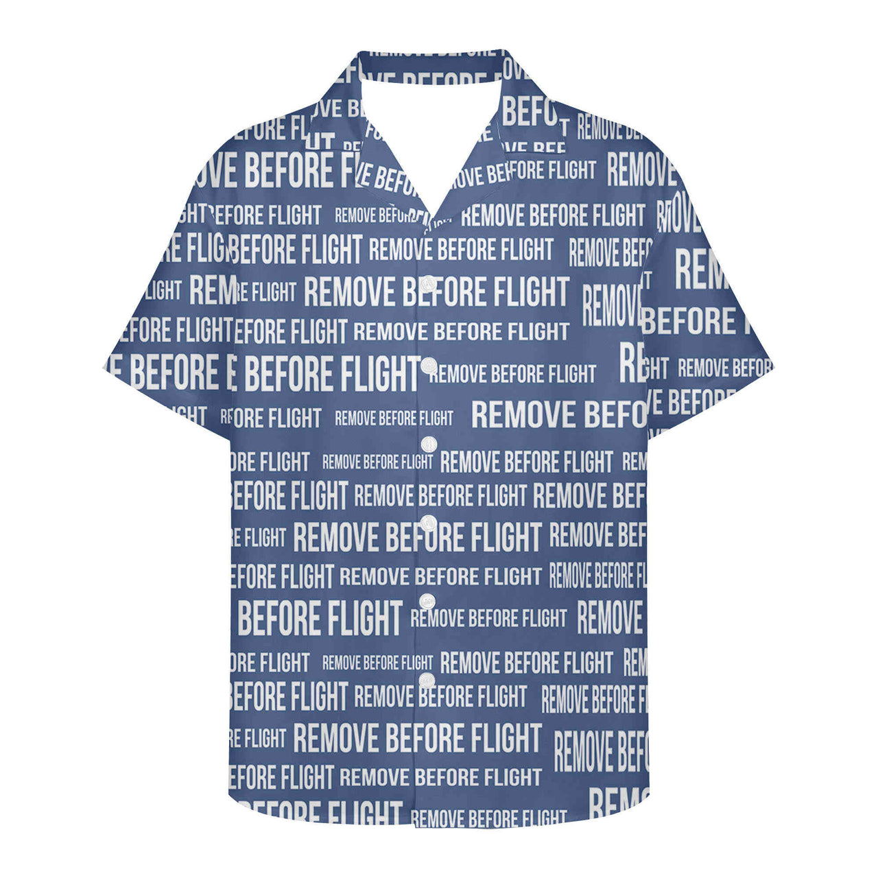 Remove Before Flight 3Blue Designed 3D Hawaiian Shirts