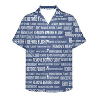 Thumbnail for Remove Before Flight 3Blue Designed 3D Hawaiian Shirts