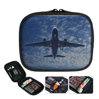 Thumbnail for Airplane From Below Designed Travel & Medical Storage Bags