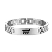 Thumbnail for The Boeing 777 Designed Stainless Steel Chain Bracelets