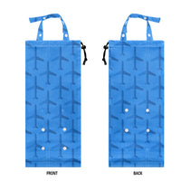 Thumbnail for Blue Seamless Airplanes 2 Designed Car Folding Garbage Bags