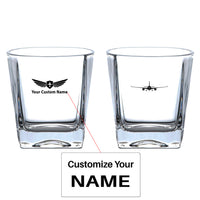 Thumbnail for Airbus A350 Silhouette Designed Whiskey Glass