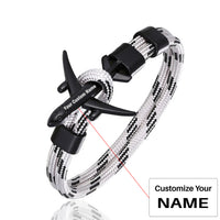 Thumbnail for Super Quality Stylish Airplane Shape Bracelets Black (Mixed Colours)
