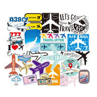 Thumbnail for 28 Pieces Love aviation travel Stickers (Mixed)