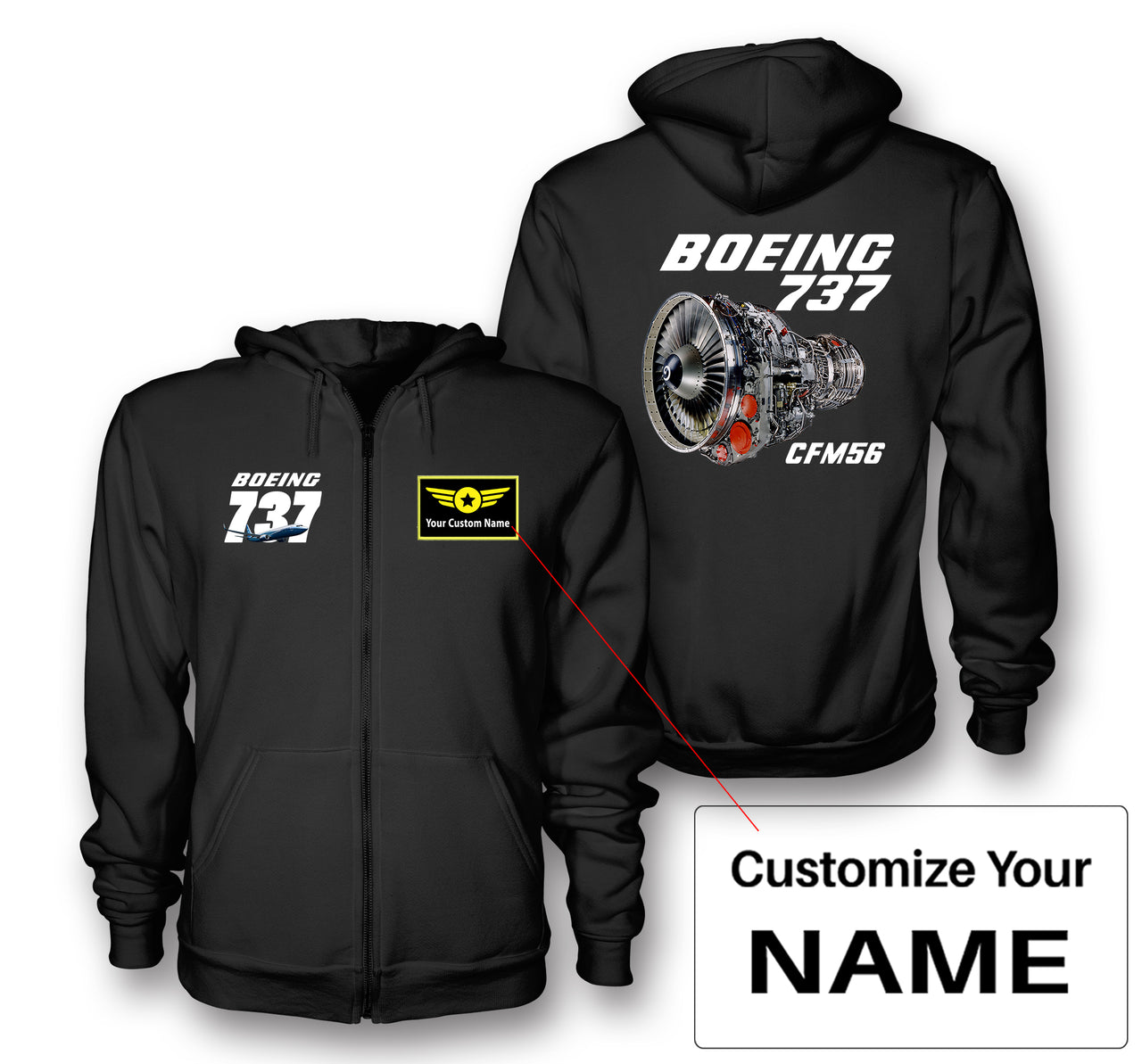 Boeing 737 pilot hoodie from Aviation Shop
