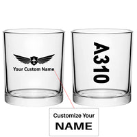 Thumbnail for A310 Text Designed Special Whiskey Glasses