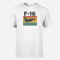 Thumbnail for Retro Fighter Jet F16 Design Super Quality T-Shirts