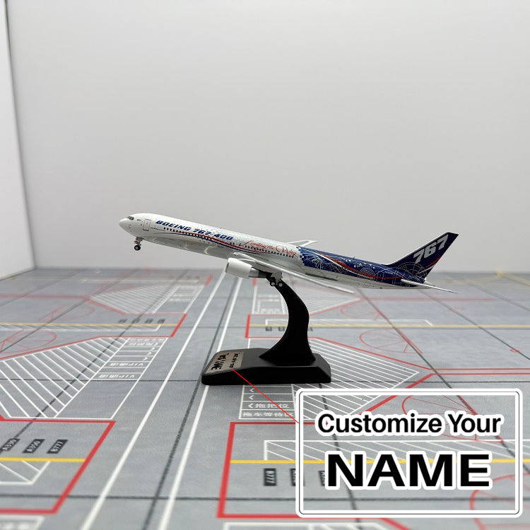 Boeing Original Paint B767-400ER N77066 Airplane Model (1:400 Scale)