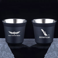 Thumbnail for American Airlines Designed Double Wall Stainless Steel Coffee Mugs