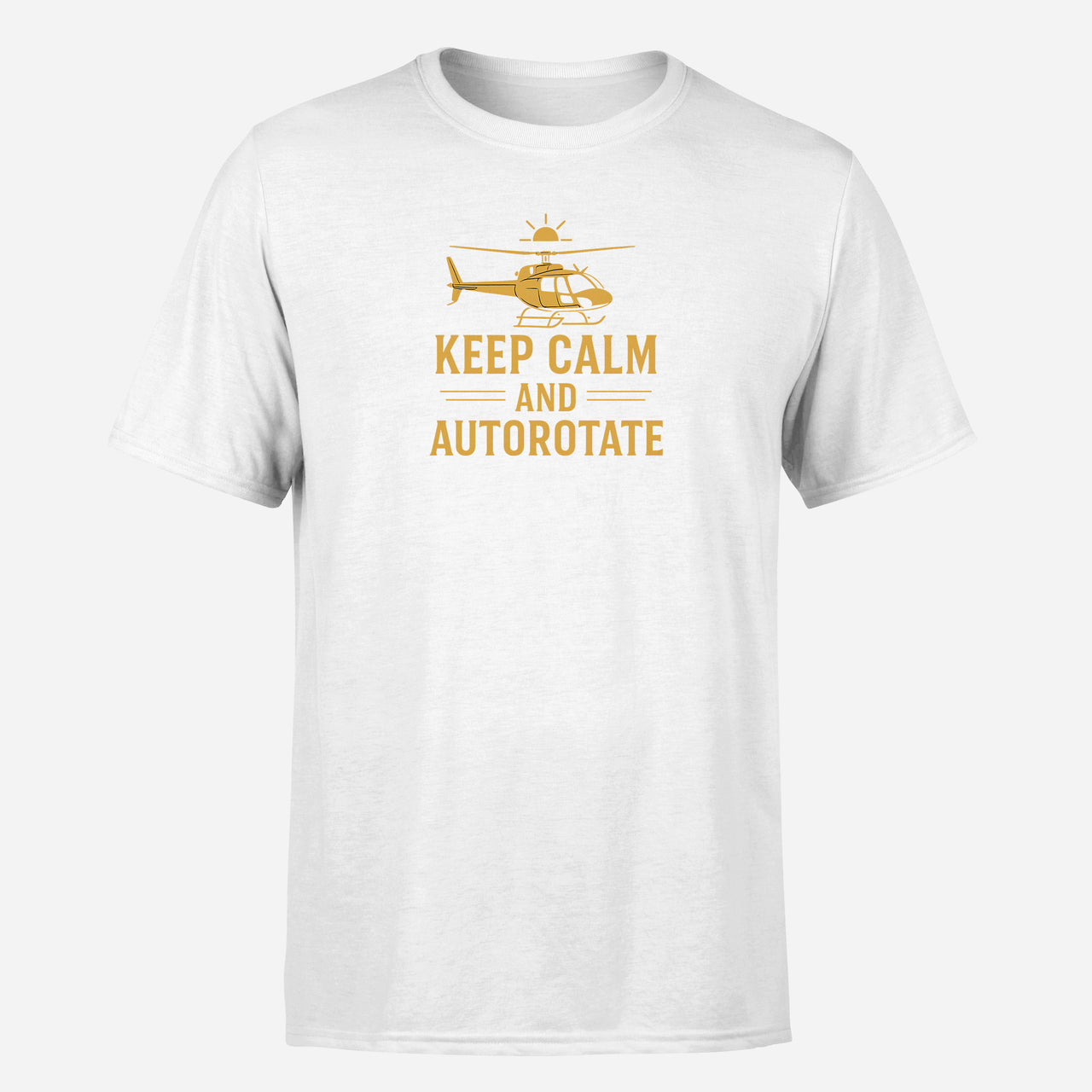 Keep Calm and Autorotate Design Super Quality T-Shirts