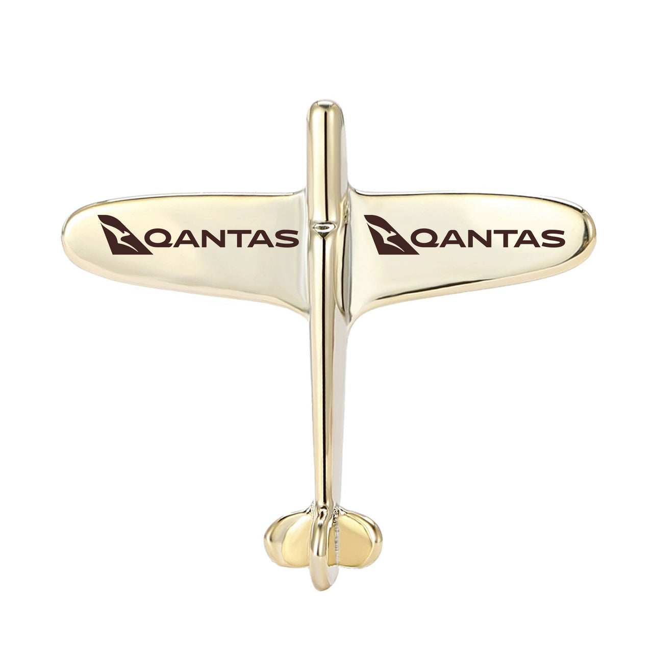 Qantas Airways Airlines Designed Airplane Shape Brooches