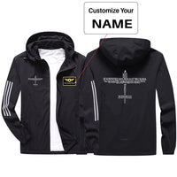 Thumbnail for Propeller Shape Aviation Alphabet Sport & Running Jackets