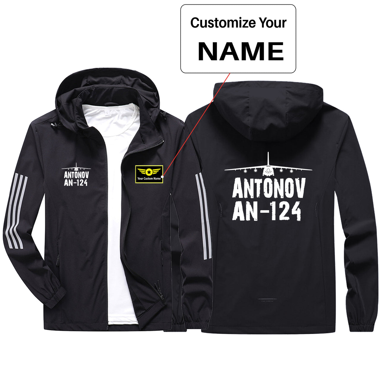 Antonov AN-124 & Plane Sport & Running Jackets