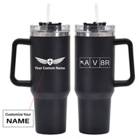 Thumbnail for AV8R Designed 40oz Stainless Steel Car Mug With Holder