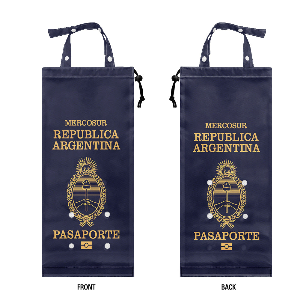 Argentina Passport Designed Car Folding Garbage Bags