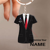 Thumbnail for Qantas Airlines Uniform Acrylic Keychain