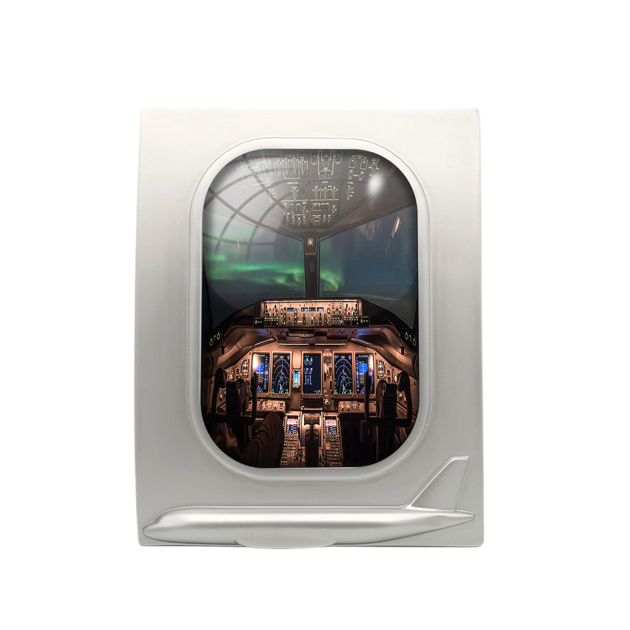 Boeing 777 Cockpit Designed Airplane Window Photo Frame