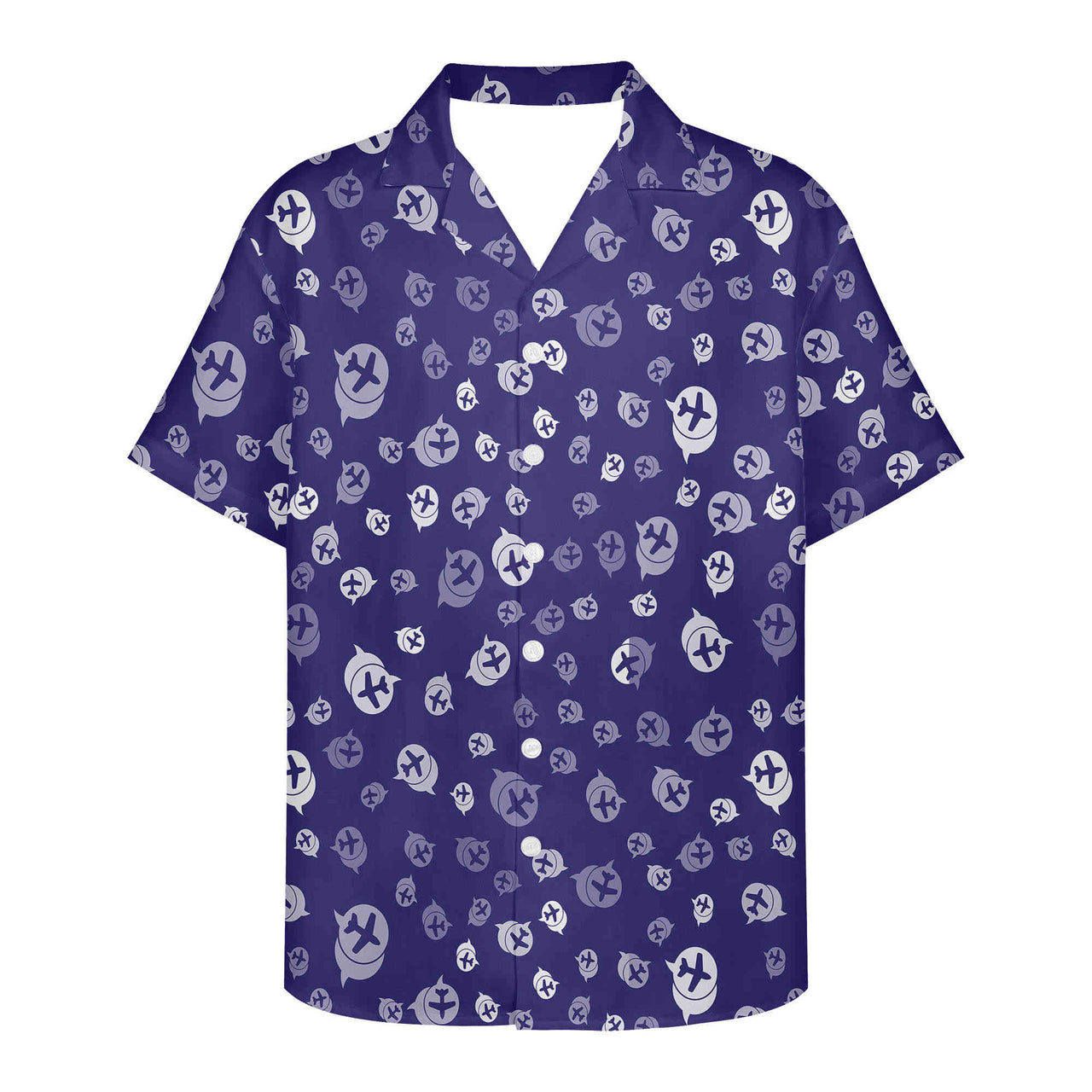 Airplane Notification Theme  Designed 3D Hawaiian Shirts