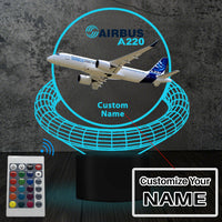 Thumbnail for Airbus A220 Designed 3D Lamp