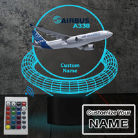 Thumbnail for Airbus A330 Designed 3D Lamp