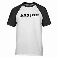 Thumbnail for A321neo & Text Designed Raglan T-Shirts
