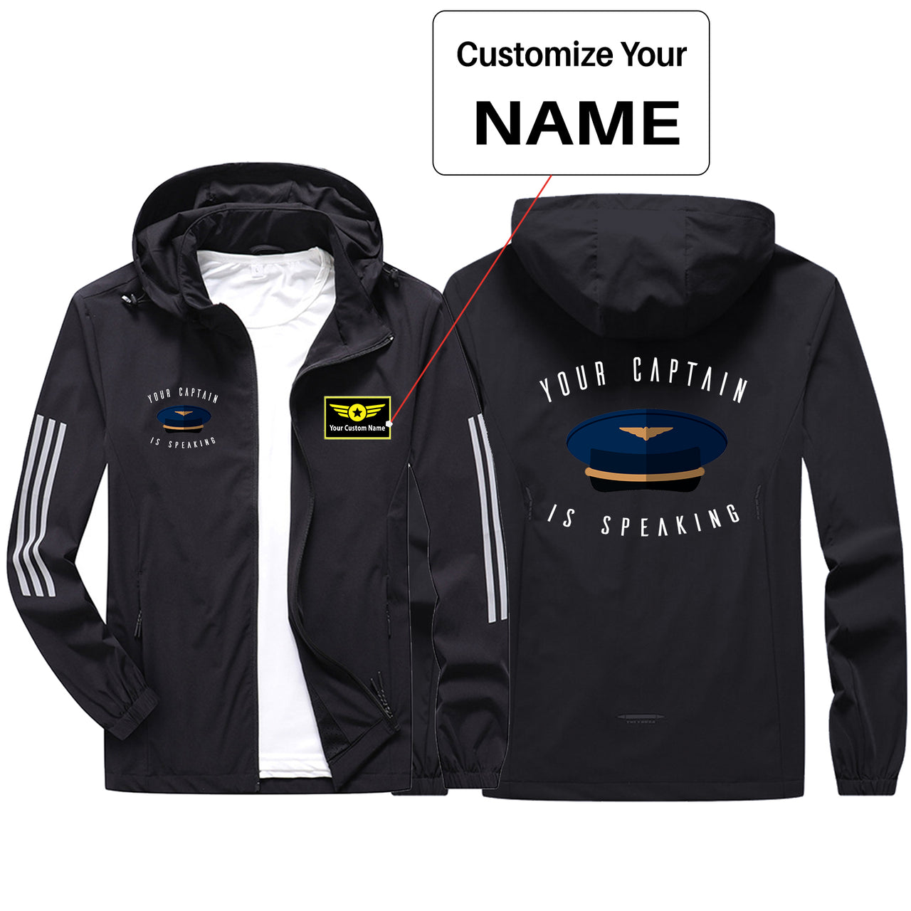 Your Captain Is Speaking Sport & Running Jackets