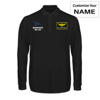 Thumbnail for The Sukhoi SU-35 Designed Long Sleeve Polo T-Shirts