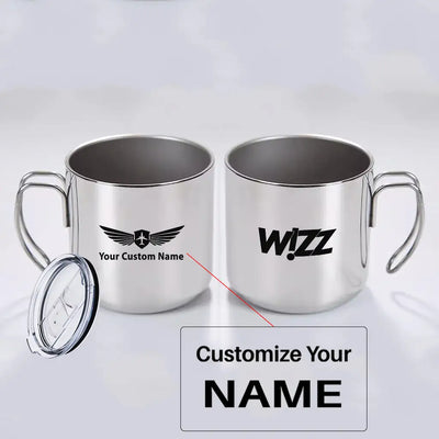 Wizz Airlines Stainless Steel Portable Mugs