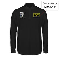 Thumbnail for Airbus A320neo & Leap 1A Designed Long Sleeve Polo T-Shirts