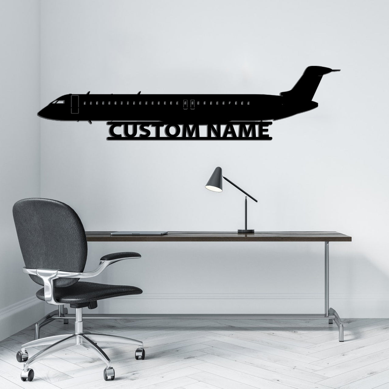 Bombardier CRJ-900 Designed Wall Metal Signs