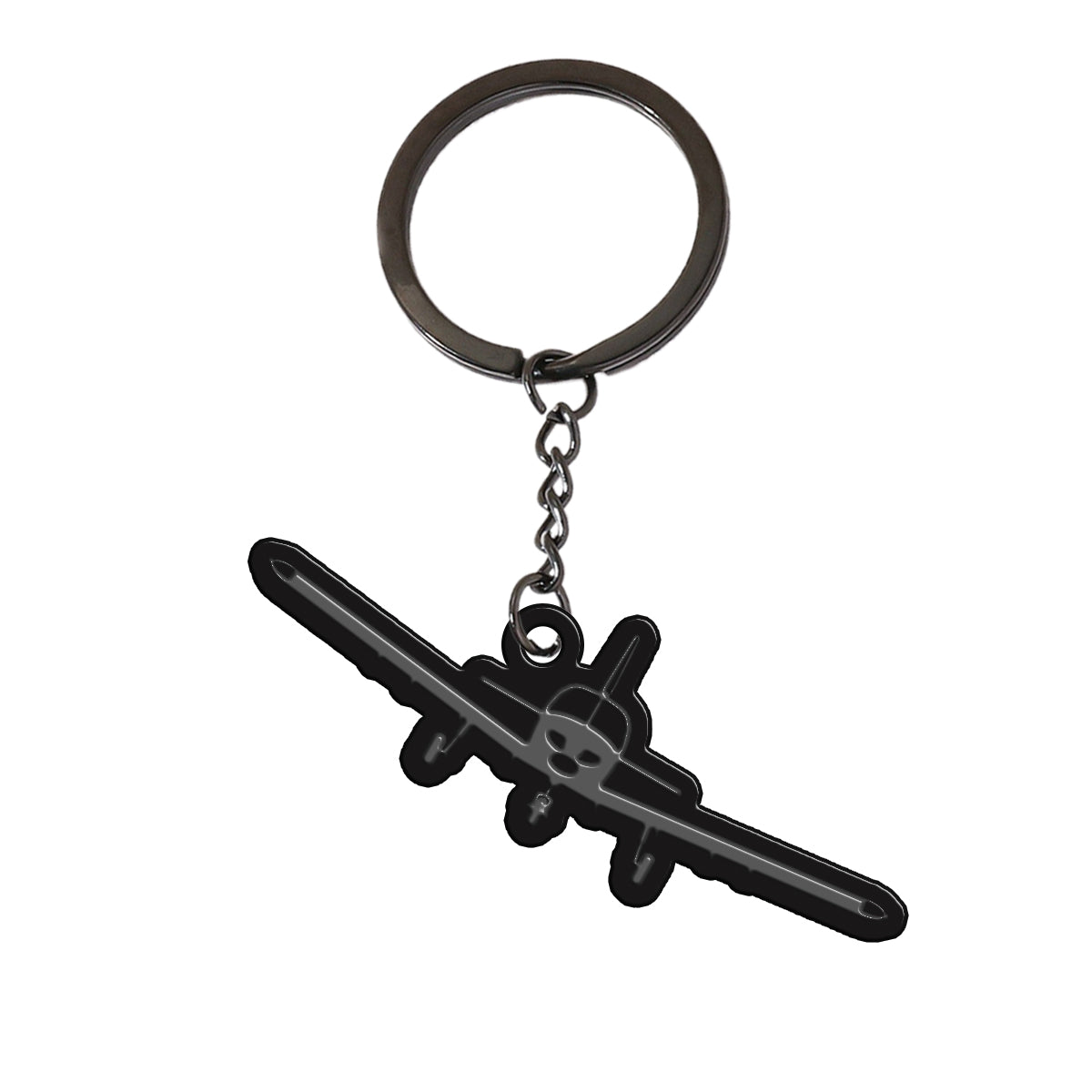 Piper PA28 Silhouette Plane Designed Hollow Key Chains