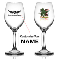 Thumbnail for Fighter Machine Designed Wine Glasses