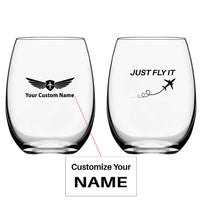 Thumbnail for Just Fly It Designed Water & Drink Glasses
