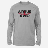 Thumbnail for Amazing Airbus A220 Designed Long-Sleeve T-Shirts